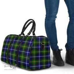 Scottish MacNeill of Barra Modern Clan Tartan Travel Bag - Classic Scottish Plaid Tartan Plaid