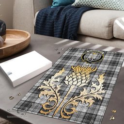 Scottish Glendinning Clan Tartan Puzzle - Thistle Gold Style Scottish Plaid Tartan Plaid
