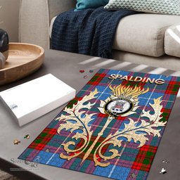 Scottish Spalding Clan Tartan Puzzle - Thistle Scotland Style Scottish Plaid Tartan Plaid