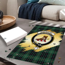 Scottish MacAulay Hunting Ancient Clan Tartan Puzzle - Gold Style Scottish Plaid Tartan Plaid