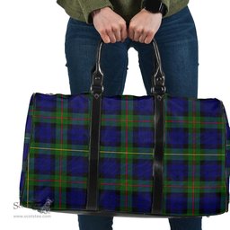 Scottish MacEwen Modern Clan Tartan Travel Bag - Classic Scottish Plaid Tartan Plaid