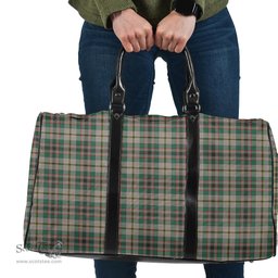 Scottish Craig Ancient Clan Tartan Travel Bag - Classic Scottish Plaid Tartan Plaid