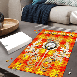 Scottish MacMillan Clan Tartan Puzzle - Thistle Scotland Style Scottish Plaid Tartan Plaid