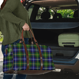 Scottish MacNeill of Barra Modern Clan Tartan Travel Bag - Classic Scottish Plaid Tartan Plaid