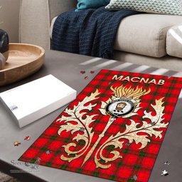 Scottish MacNab Modern Clan Tartan Puzzle - Thistle Scotland Style Scottish Plaid Tartan Plaid