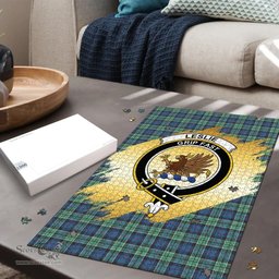 Scottish Leslie Hunting Ancient Clan Tartan Puzzle - Gold Style Scottish Plaid Tartan Plaid