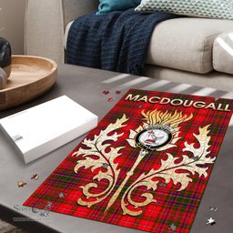 Scottish MacDougall Modern Clan Tartan Puzzle - Thistle Scotland Style Scottish Plaid Tartan Plaid