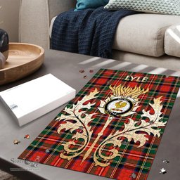 Scottish Lyle Clan Tartan Puzzle - Thistle Scotland Style Scottish Plaid Tartan Plaid