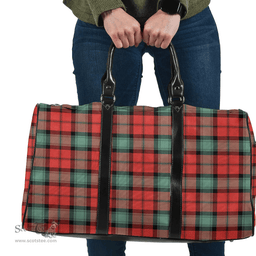 Scottish Kerr Ancient Clan Tartan Travel Bag - Classic Scottish Plaid Tartan Plaid