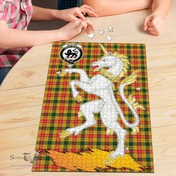 Scottish Baxter Clan Tartan Puzzle - Unicorn Style Scottish Plaid Tartan Plaid