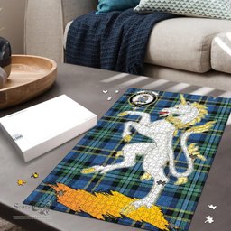 Scottish Hope Clan Tartan Puzzle - Unicorn Style Scottish Plaid Tartan Plaid