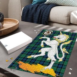 Scottish Graham of Menteith Ancient Clan Tartan Puzzle - Unicorn Style Scottish Plaid Tartan Plaid