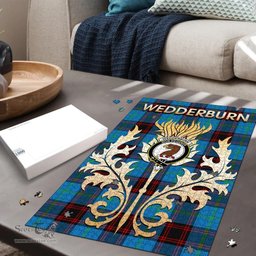 Scottish Wedderburn Clan Tartan Puzzle - Thistle Scotland Style Scottish Plaid Tartan Plaid
