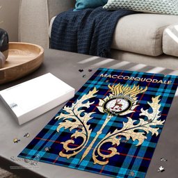 Scottish MacCorquodale Clan Tartan Puzzle - Thistle Scotland Style Scottish Plaid Tartan Plaid