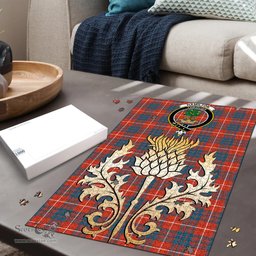 Scottish Hamilton Ancient Clan Tartan Puzzle - Thistle Gold Style Scottish Plaid Tartan Plaid