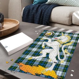 Scottish Campbell Dress Clan Tartan Puzzle - Unicorn Style Scottish Plaid Tartan Plaid