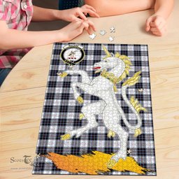 Scottish MacRae Dress Modern Clan Tartan Puzzle - Unicorn Style Scottish Plaid Tartan Plaid