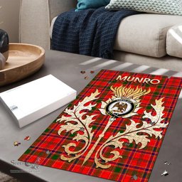 Scottish Munro Modern Clan Tartan Puzzle - Thistle Scotland Style Scottish Plaid Tartan Plaid