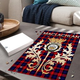 Scottish MacLachlan Modern Clan Tartan Puzzle - Thistle Scotland Style Scottish Plaid Tartan Plaid