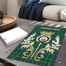 Scottish Duncan Ancient Clan Tartan Puzzle - Thistle Scotland Style Scottish Plaid Tartan Plaid