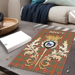 Scottish Bruce Ancient Clan Tartan Puzzle - Thistle Scotland Style Scottish Plaid Tartan Plaid