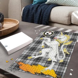 Scottish Glen Clan Tartan Puzzle - Unicorn Style Scottish Plaid Tartan Plaid