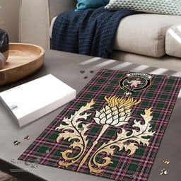 Scottish MacFarlane Hunting Modern Clan Tartan Puzzle - Thistle Gold Style Scottish Plaid Tartan Plaid