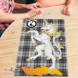 Scottish Glen Clan Tartan Puzzle - Unicorn Style Scottish Plaid Tartan Plaid