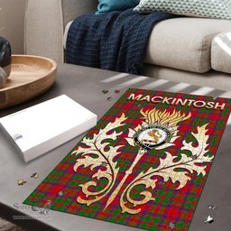 Scottish MacKintosh Modern Clan Tartan Puzzle - Thistle Scotland Style Scottish Plaid Tartan Plaid