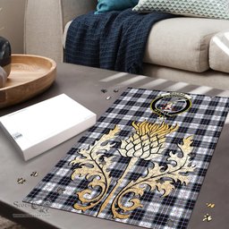 Scottish MacRae Dress Modern Clan Tartan Puzzle - Thistle Gold Style Scottish Plaid Tartan Plaid