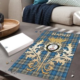 Scottish Napier Ancient Clan Tartan Puzzle - Thistle Scotland Style Scottish Plaid Tartan Plaid