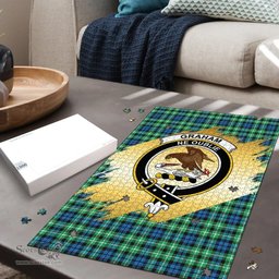 Scottish Graham of Montrose Ancient Clan Tartan Puzzle - Gold Style Scottish Plaid Tartan Plaid