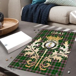 Scottish Gray Hunting Clan Tartan Puzzle - Thistle Scotland Style Scottish Plaid Tartan Plaid