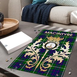 Scottish MacIntyre Hunting Modern Clan Tartan Puzzle - Thistle Scotland Style Scottish Plaid Tartan Plaid