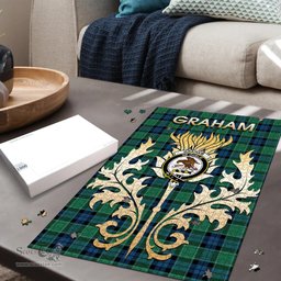 Scottish Graham of Menteith Ancient Clan Tartan Puzzle - Thistle Scotland Style Scottish Plaid Tartan Plaid