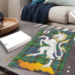 Scottish Whitelaw Clan Tartan Puzzle - Unicorn Style Scottish Plaid Tartan Plaid