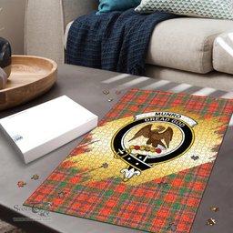 Scottish Munro Ancient Clan Tartan Puzzle - Gold Style Scottish Plaid Tartan Plaid