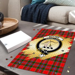 Scottish Butter Clan Tartan Puzzle - Gold Style Scottish Plaid Tartan Plaid