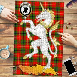 Scottish Turnbull Dress Clan Tartan Puzzle - Unicorn Style Scottish Plaid Tartan Plaid