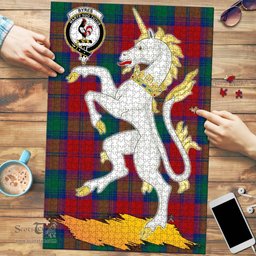 Scottish Byres Clan Tartan Puzzle - Unicorn Style Scottish Plaid Tartan Plaid