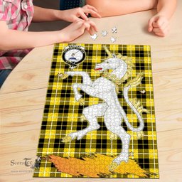 Scottish Barclay Dress Modern Clan Tartan Puzzle - Unicorn Style Scottish Plaid Tartan Plaid