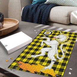Scottish MacLeod of Lewis Modern Clan Tartan Puzzle - Unicorn Style Scottish Plaid Tartan Plaid