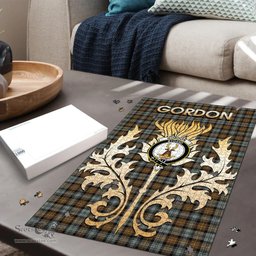 Scottish Gordon Weathered Clan Tartan Puzzle - Thistle Scotland Style Scottish Plaid Tartan Plaid