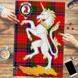 Scottish MacNicol of Scorrybreac Clan Tartan Puzzle - Unicorn Style Scottish Plaid Tartan Plaid