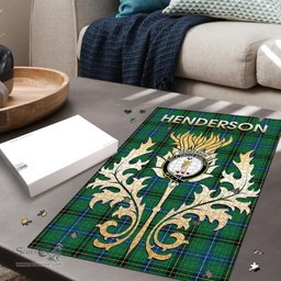 Scottish Henderson Ancient Clan Tartan Puzzle - Thistle Scotland Style Scottish Plaid Tartan Plaid