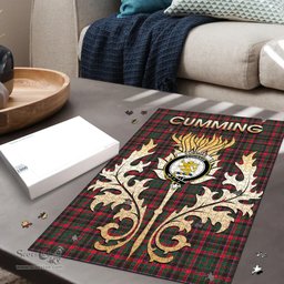 Scottish Cumming Hunting Modern Clan Tartan Puzzle - Thistle Scotland Style Scottish Plaid Tartan Plaid