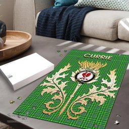 Scottish Currie Clan Tartan Puzzle - Thistle Scotland Style Scottish Plaid Tartan Plaid