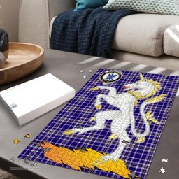 Scottish Ochterlony Clan Tartan Puzzle - Unicorn Style Scottish Plaid Tartan Plaid
