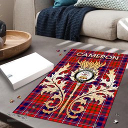 Scottish Cameron of Lochiel Modern Clan Tartan Puzzle - Thistle Scotland Style Scottish Plaid Tartan Plaid