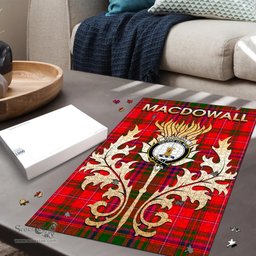 Scottish MacDowall Clan Tartan Puzzle - Thistle Scotland Style Scottish Plaid Tartan Plaid